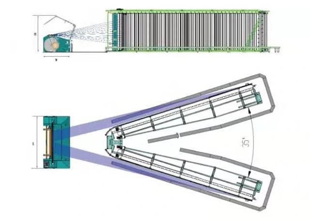 Hydraulic Direct Warping Machine for Beam Dyeing